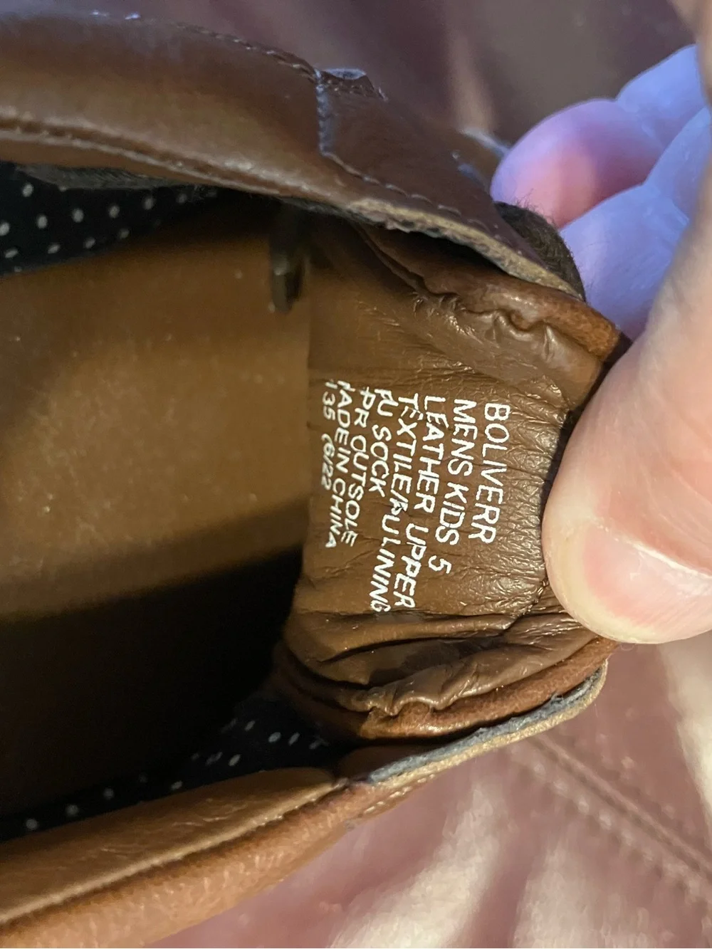 Steve Madden size 5 Brown Leather lace up shoes Kids Teens